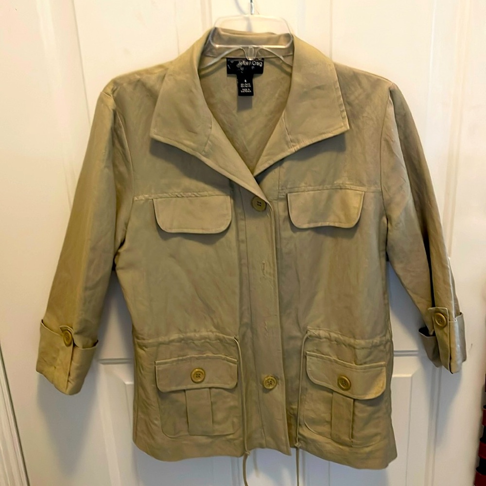 Jeffrey Craig Tan jacket